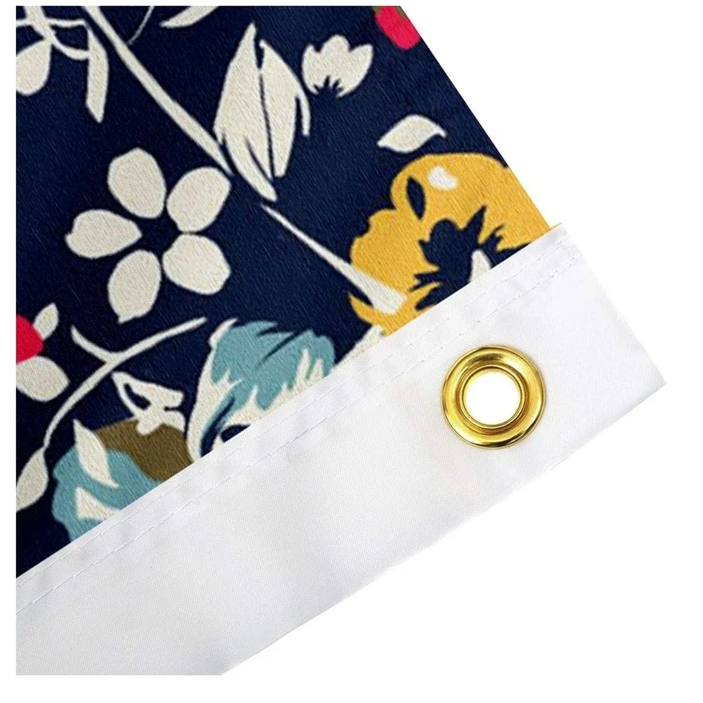 Scotty Gear Kappa Kappa Gamma Floral Wall Flag Sorority Decor OS Navy Blue